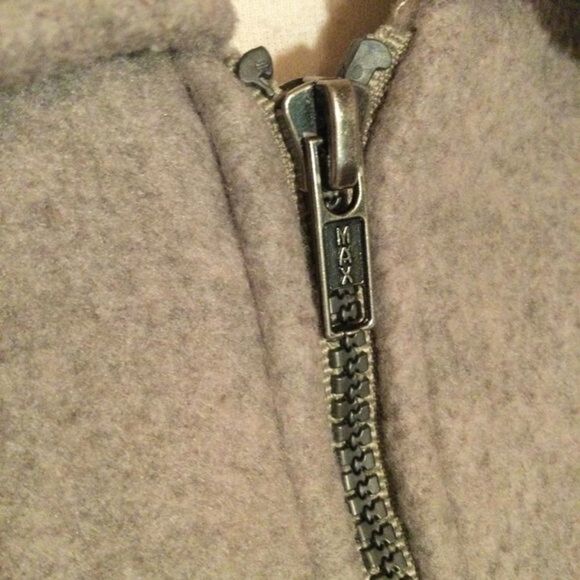 Scandia Woods‎ Vintage Zip Gray/Tan Sweatshirt Embroidered Red Cardinal M/L - Picture 7 of 10